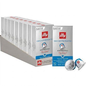 Набір кави в капсулах Nespresso ILLY Espresso Decaffeinato 100 шт setNe8000034 картинка
