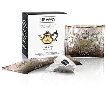 Черный чай Newby Эрл Грей в пирамидках 15 шт (600060A) 77000569 картинка