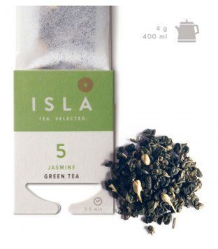 Чай зелений Isla Jasmine №5 з жасмином на чайник 4 г х 10 шт IS10032 картинка