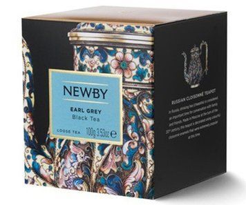 Черный чай Newby Эрл Грей 100 г картон (220060) 77000570 картинка