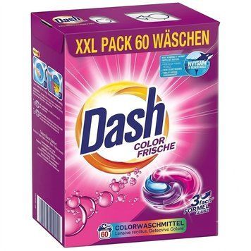 Капсули для прання кольорових речей Dash Color Frische 3 in 1, 60 прань, 1,59 кг q00931 картинка