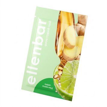 Чай концентрат Ellenbar Имбирь-лайм-мед саше 50 г Ellbtea0001 картинка