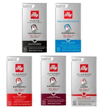 Набор кофе в капсулах 6 видов ILLY Nespresso Гурман 60 шт setil003 картинка