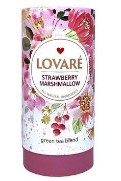 Чай Lovare полуничний зефір 80 г к/б lov1003 картинка