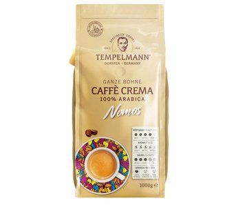 Кава в зернах Tempelmann Nomos Caffe Crema 1 кг Tem70010 картинка