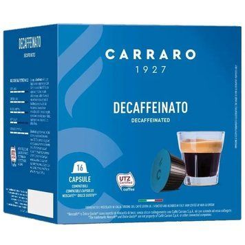 Кофе в капсулах Dolce Gusto Carraro Decaffeinato 16шт c144048 картинка