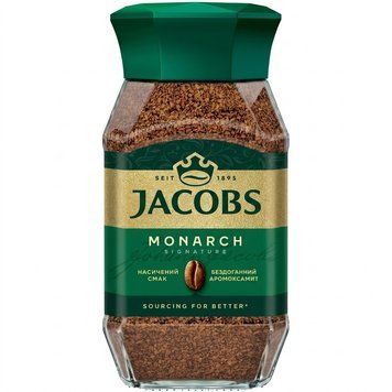 Кофе растворимый Jacobs Monarch, оригінал, 95 г банка jac2002 картинка