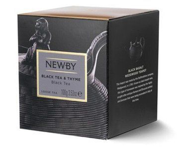 Черный чай Newby с чабрецом 100 г картон (221260) 77000575 картинка