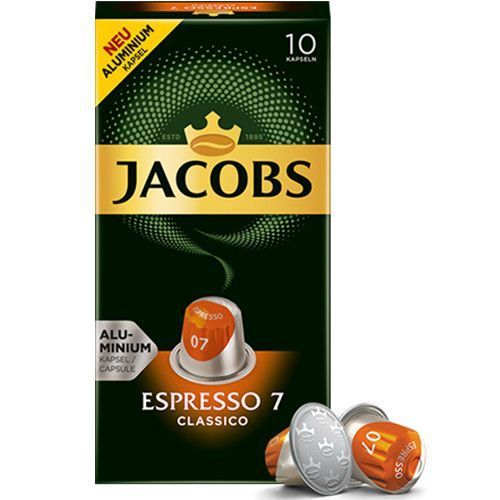 Кава в капсулах Nespresso Jacobs Espresso Classico, оригинал, 10шт j112004952 картинка