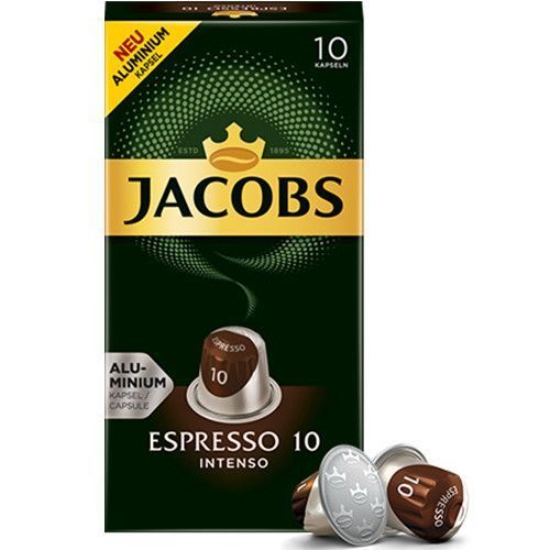 Кава в капсулах Nespresso Jacobs Espresso Intenso, оригинал, 10шт j112004953 картинка
