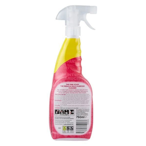 Спрей для чищення The Pink Stuff універсальний 750 мл pink0002 картинка
