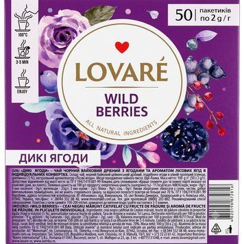 Чай Lovare дикі ягоди 50 пакетиків lov1014 картинка