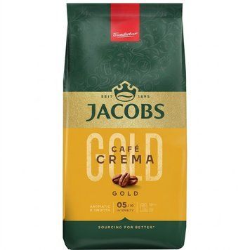 Кофе в зернах Jacobs Crema, оригінал, 1 кг j10000511 картинка
