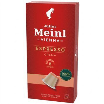 Кофе в капсулах Nespresso Julius Meinl Espresso Crema 10 шт 11208 картинка