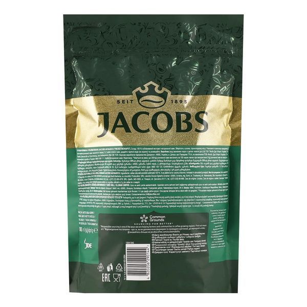 Кофе растворимый Jacobs Monarch эконом-пакет, оригінал, 300 г jac1001 картинка