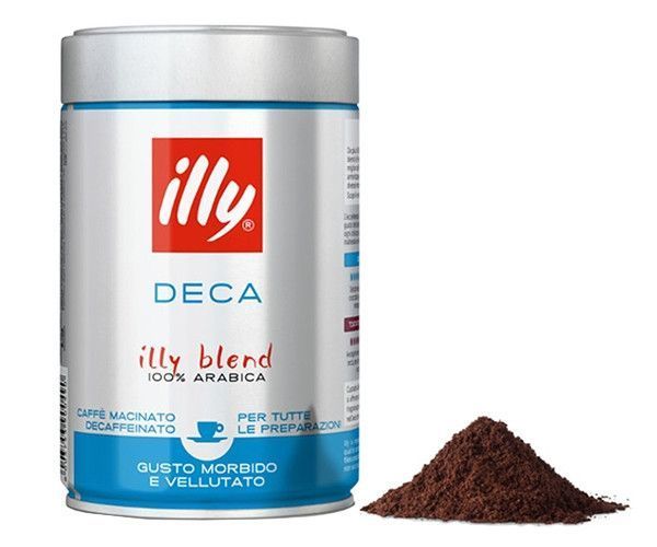 Кава мелена ILLY Espresso Decoffeinate, без кофеїну 250 г з/б 11652 картинка