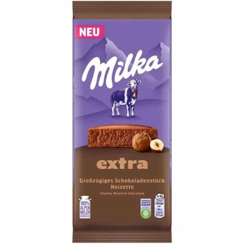 Молочный шоколад Milka Extra Noisette 190 г mil1004 картинка